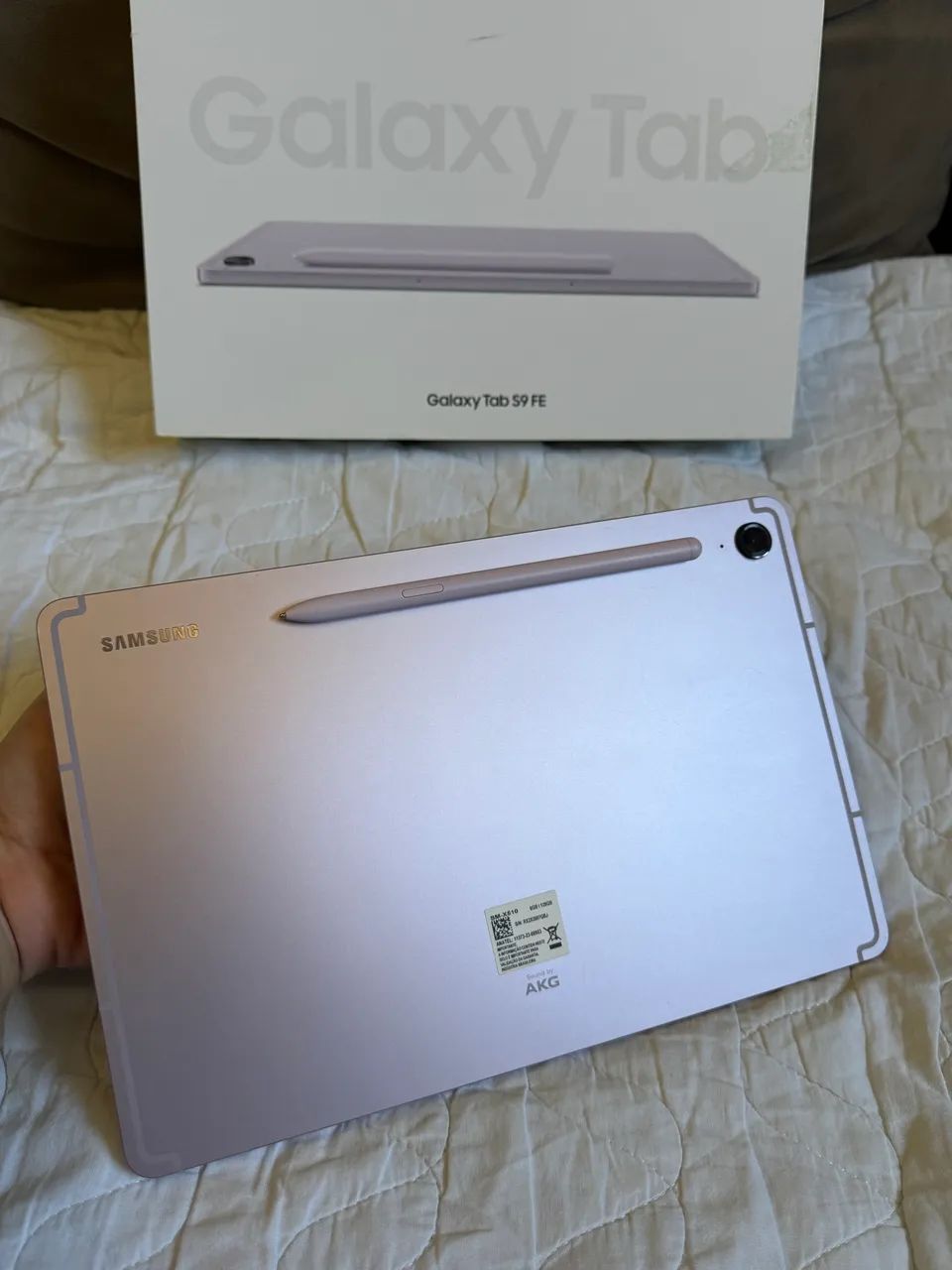 Galaxy Tab S9 FE 128 GB | 6 GB RAM | Cor Lavanda - Foto 3