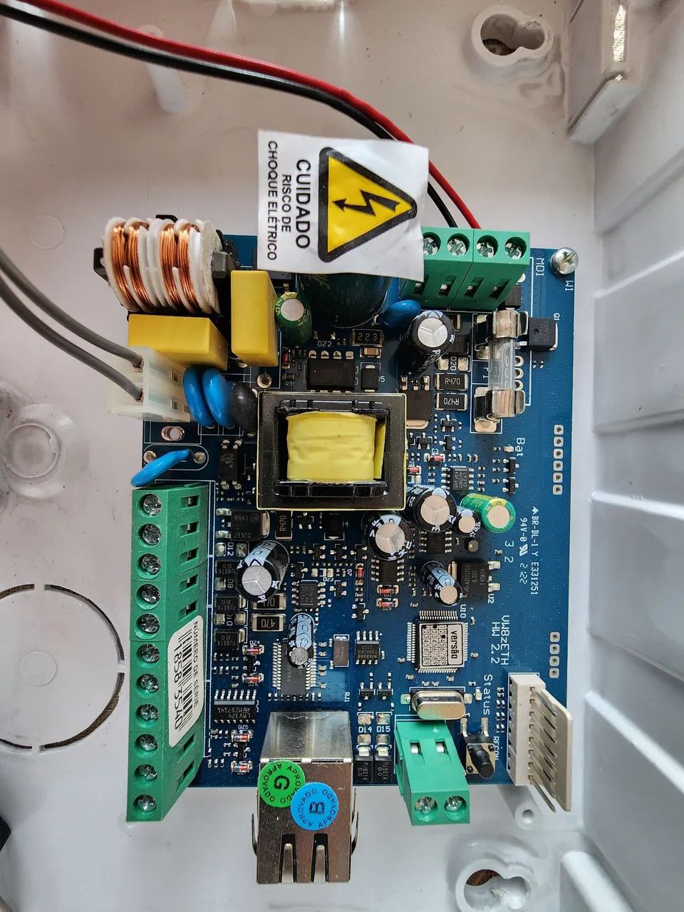 Módulo De Comunicação IP/Ethernet Viaweb Vw8eth Com Caixa - Foto 2