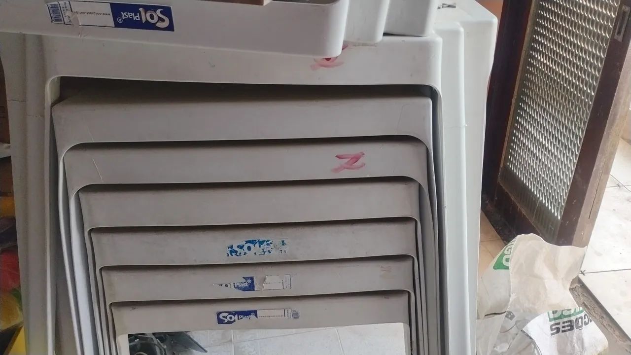 8 Mesas plastica