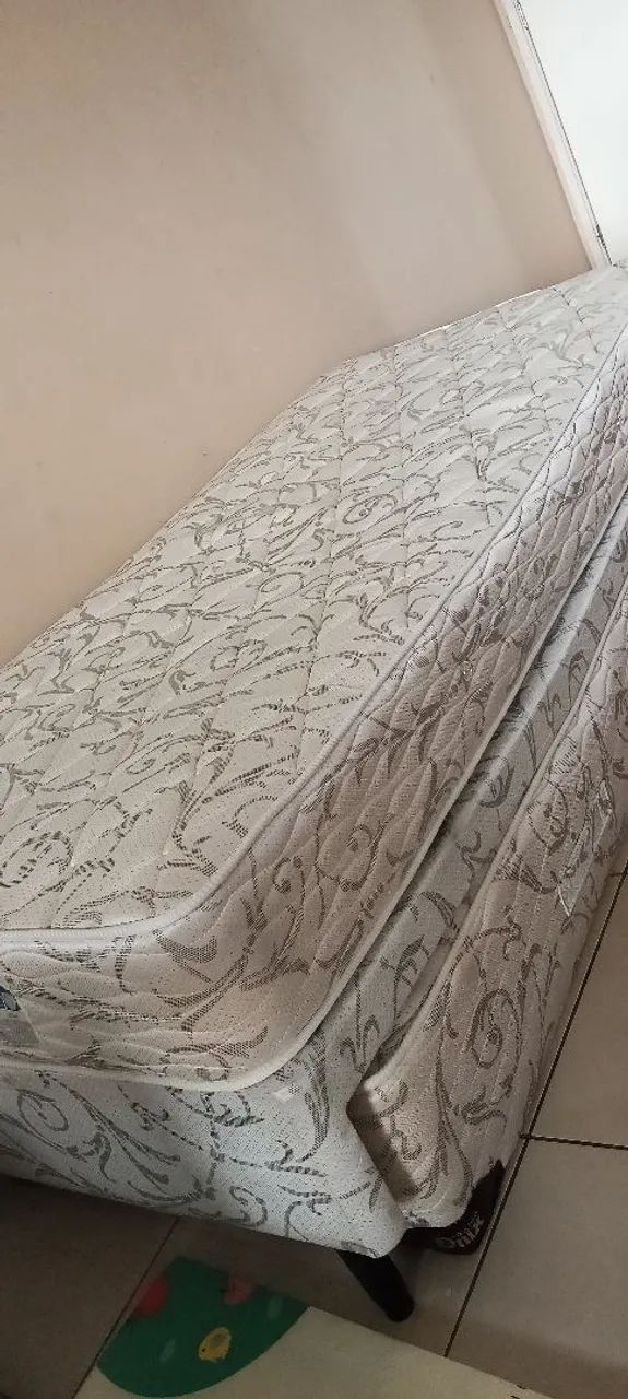 Cama box com auxiliar molas ensacadas as 2