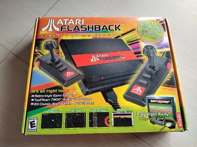 Console Atari Flashback americano original completo na caixa
