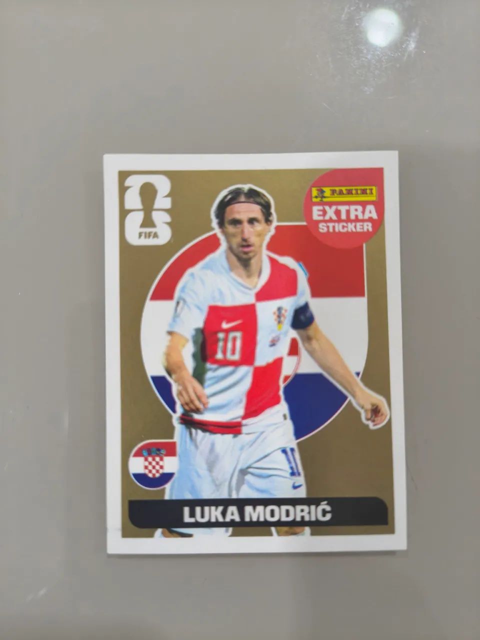 Figurinha Legend Luka Modrik ouro 2026