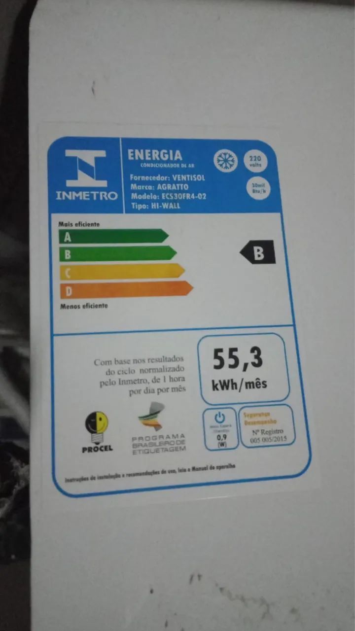 Ar condicionado 30 mil BTUs - Foto 3