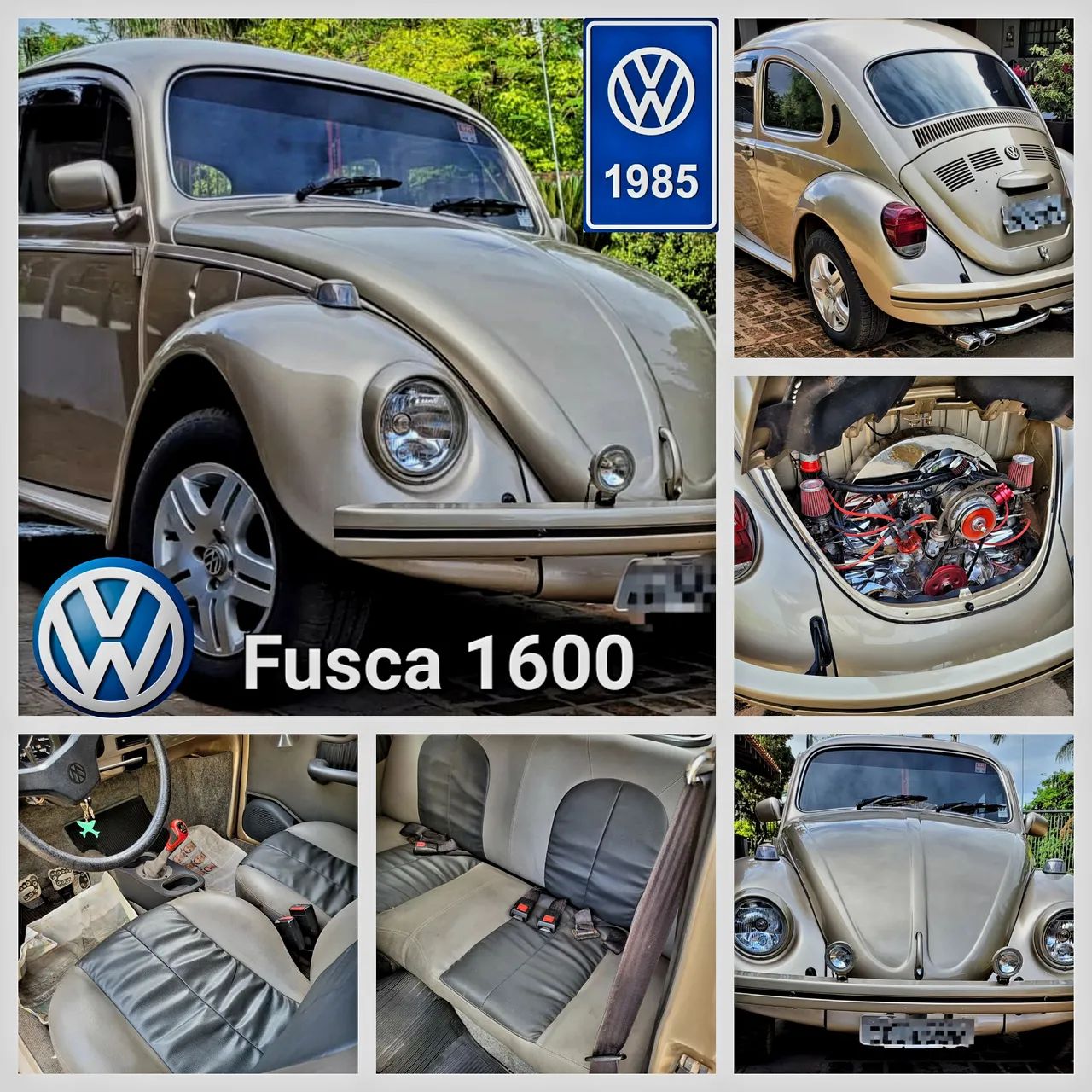 Volkswagen Fusca 1600 1985
