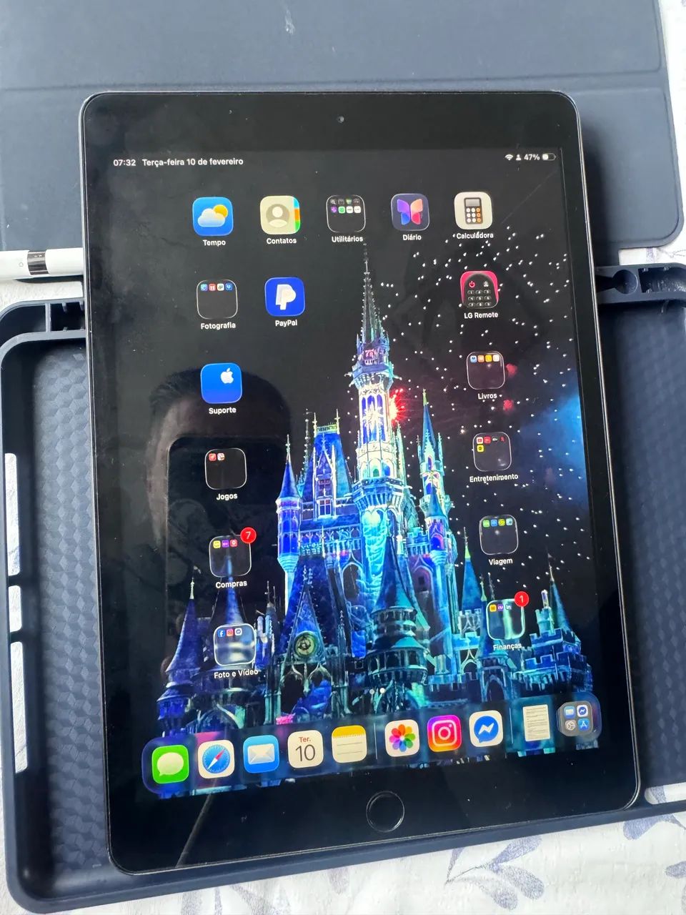 iPad 8ª Geração + Apple Pencil - Completo e Conservado - Foto 4