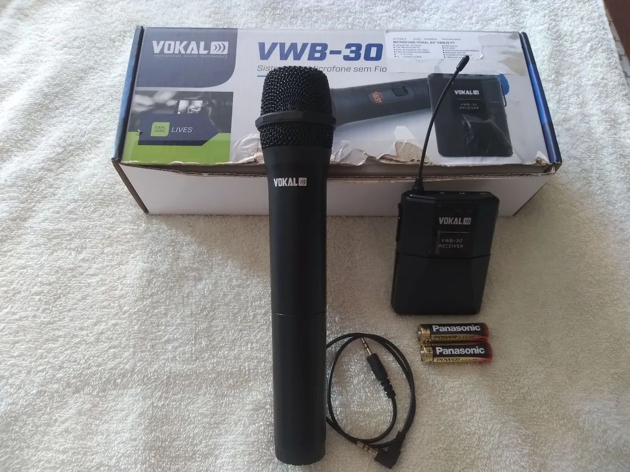 MICROFONE SEM FIO VOKAL VWB-30  - Foto 4