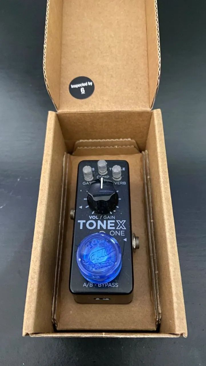 PEDAL TONE X ONE COM TOPPER E NA CAIXA