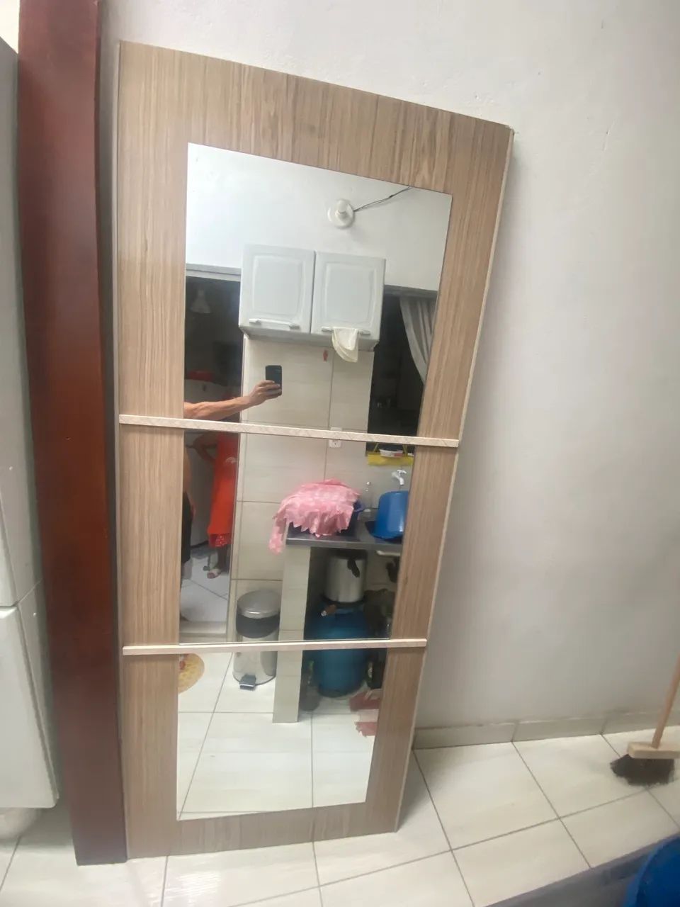 Porta de guarda roupa c espelho 