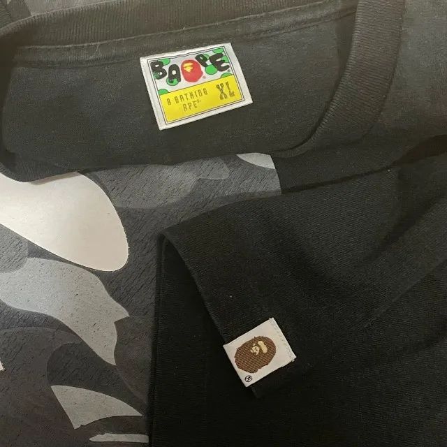 BAPE - Camiseta Big Ape Camo - g - Foto 4