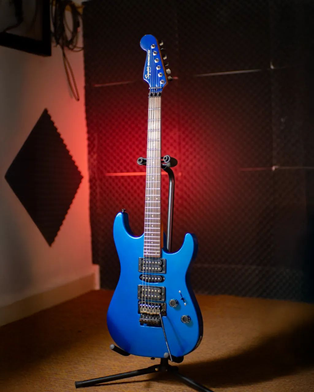 PROMOÇÃO Guitarra Squier Strat Showmaster 2002 Blue - Instrumentos