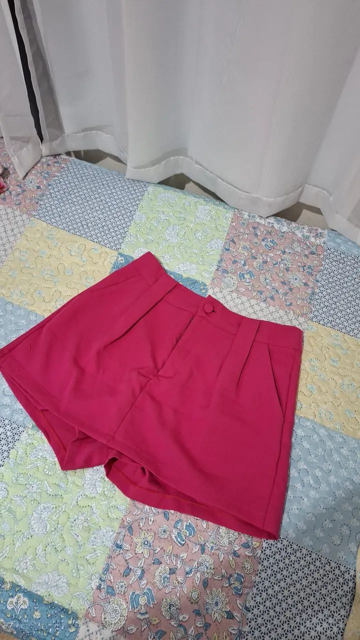 Short saia Pink