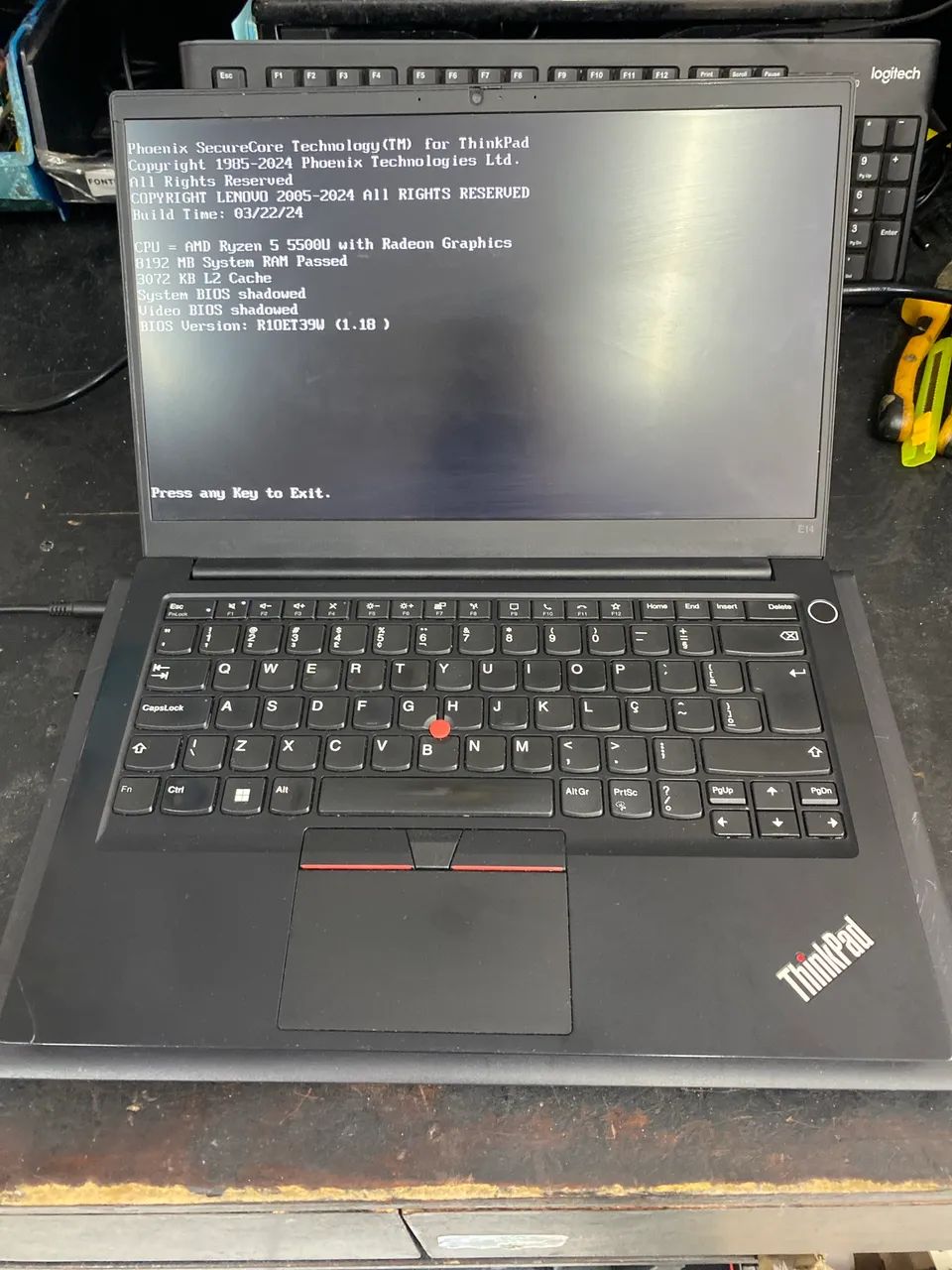 Notebook Lenovo ThinkPad AMD Ryzen 5500u 8 gb ram - Foto 5