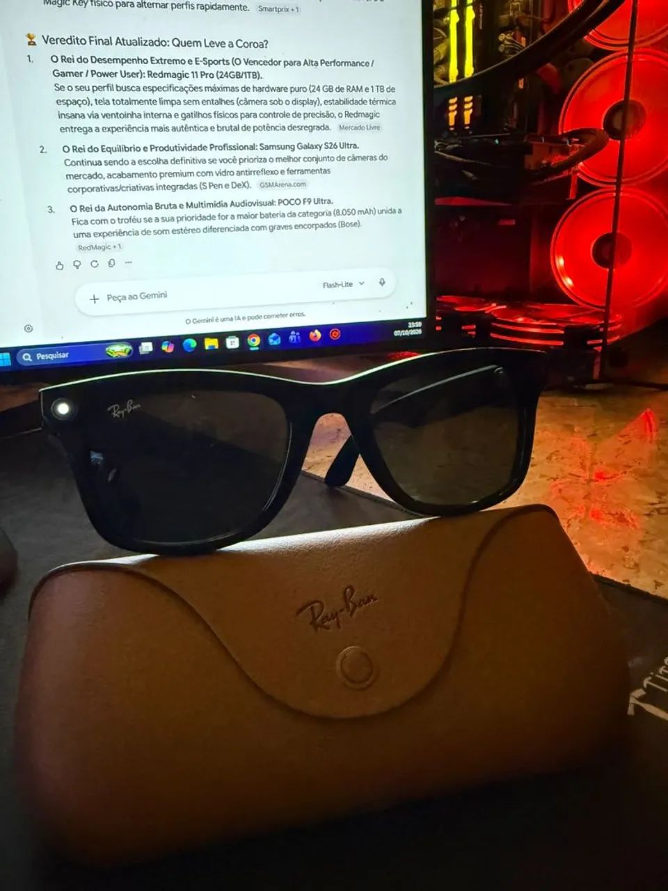 ÓCULOS RAYBAN META GEN1 ( pra vender rápido) - Foto 2