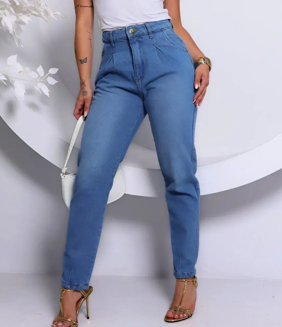 Calça Mom jeans