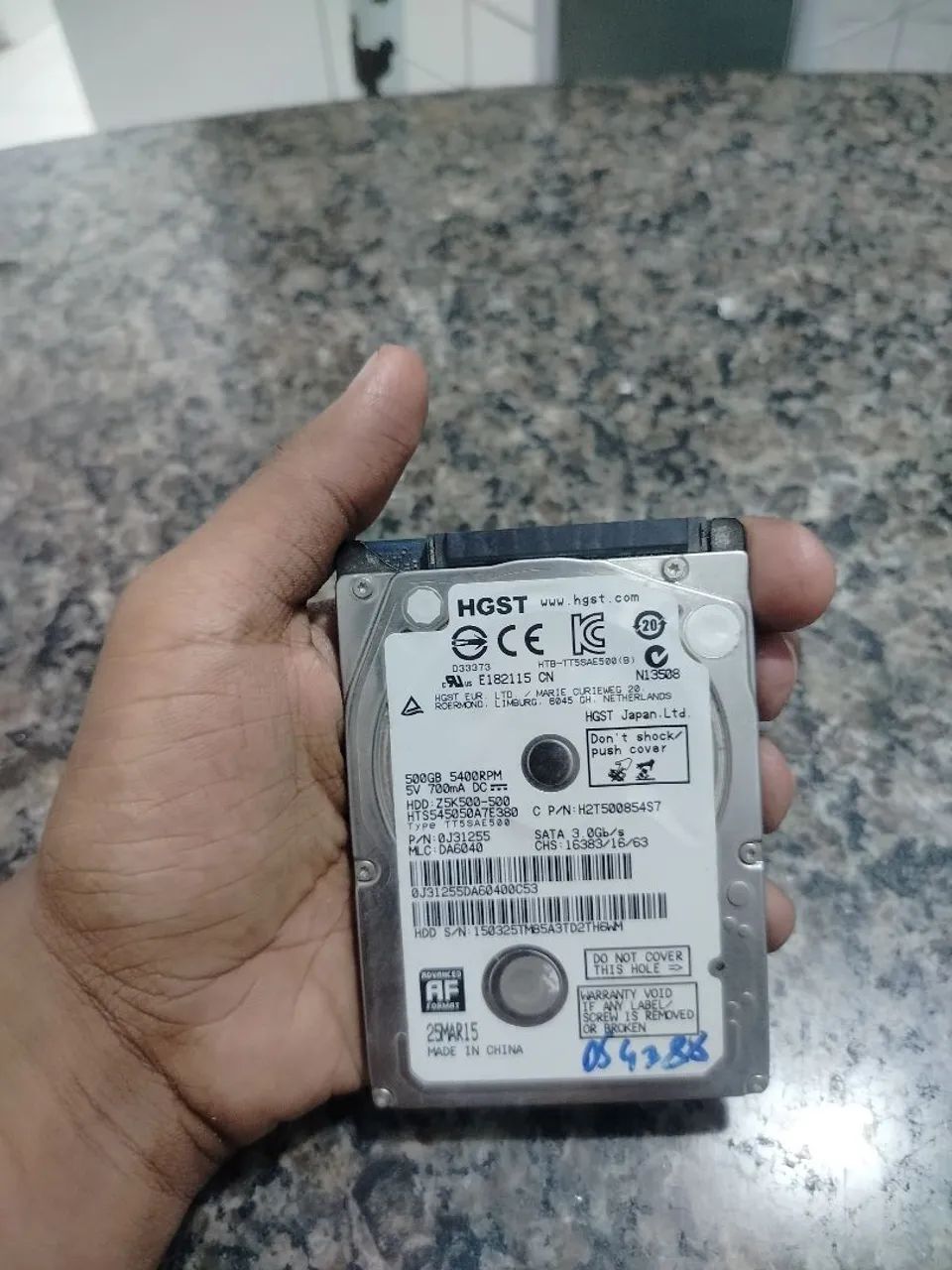 Hd sata 500gb 