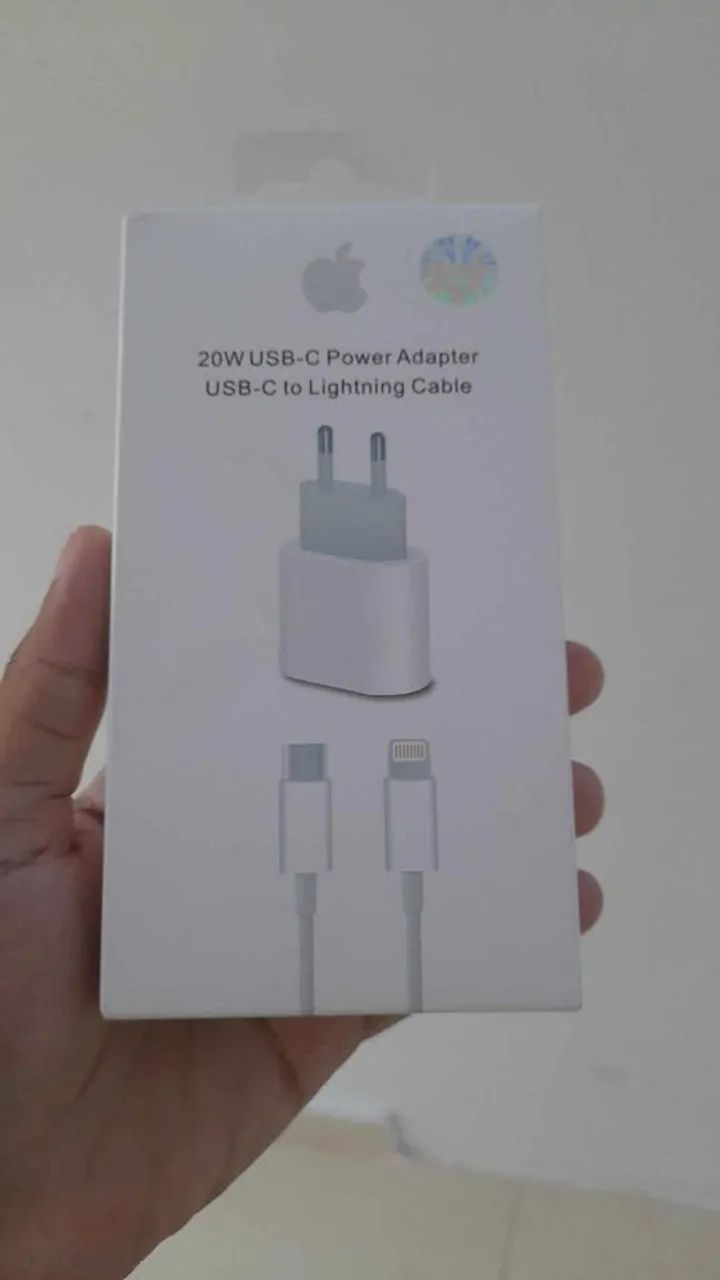 Carregador para iPhone usb c para lightining (entrada antiga)