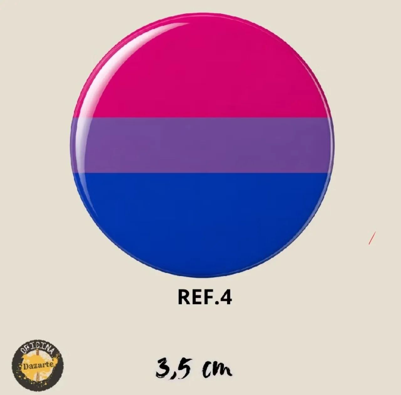 Bottons Bandeiras LGBTQIAPN+ 3,5cm - Foto 4