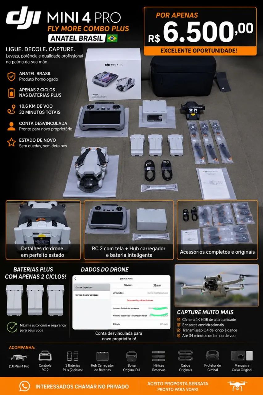 Dji mini 4 pro combo fly more plus nacional  - Foto 5