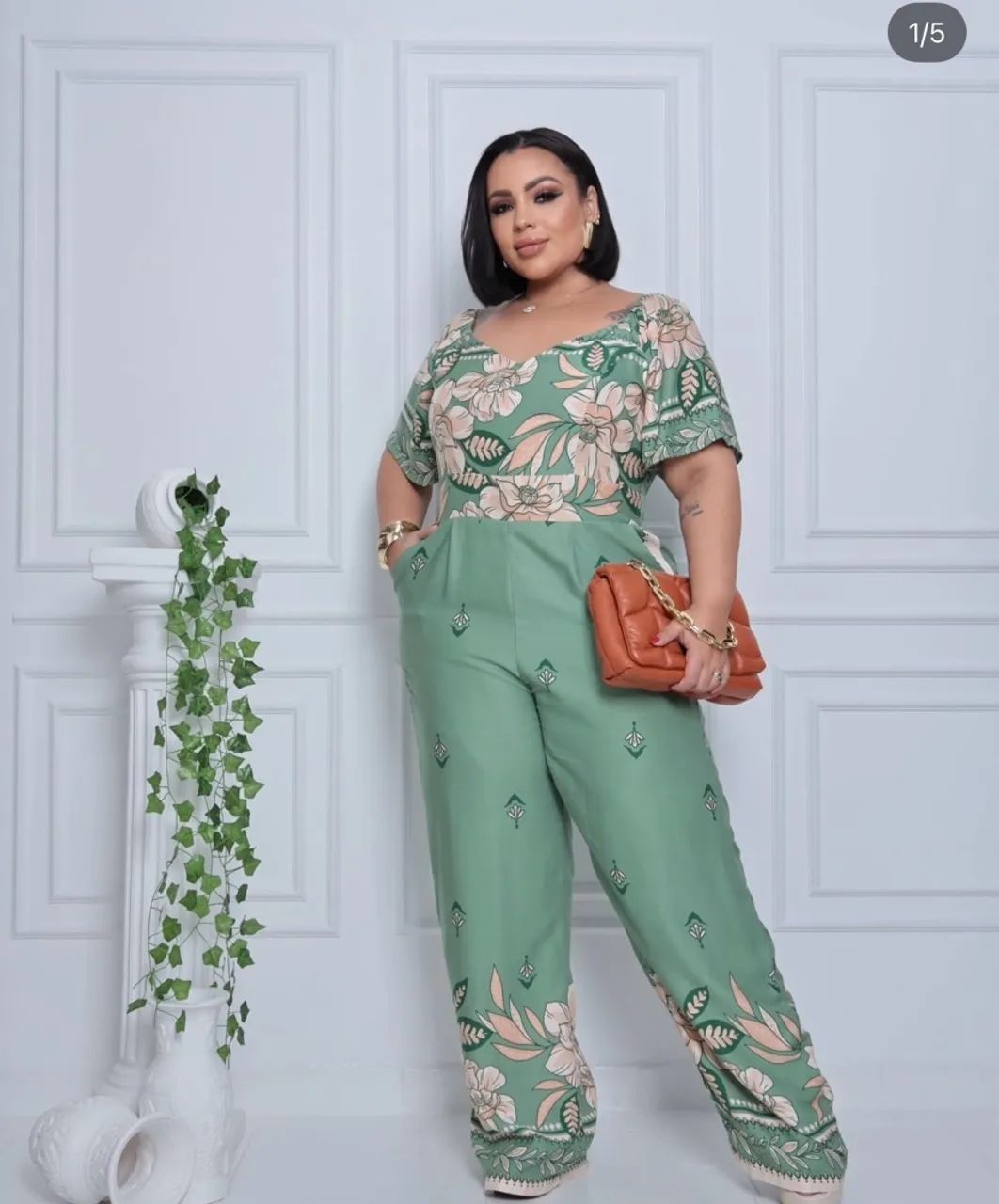 Macacão plus size 