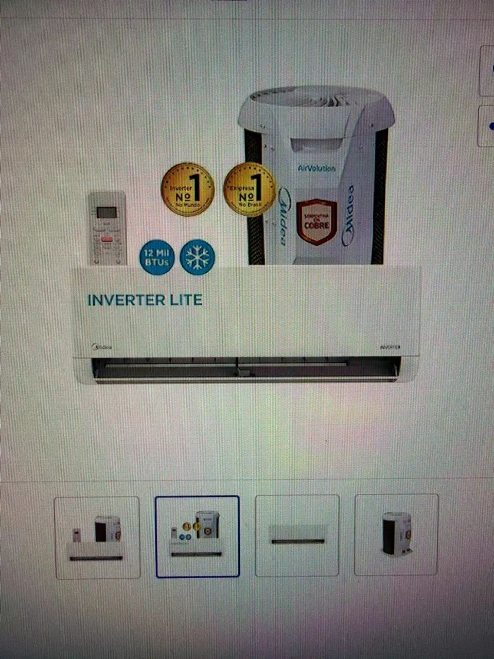 Ar condicionado midea inverter 1200btus - Foto 5