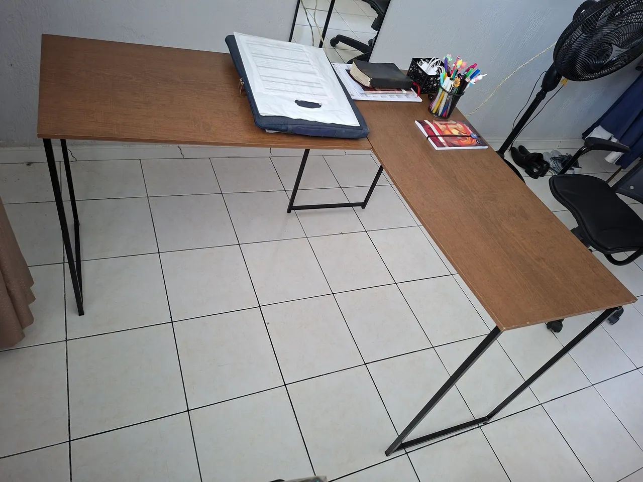 Mesa de Escritório em forma de L - Foto 2