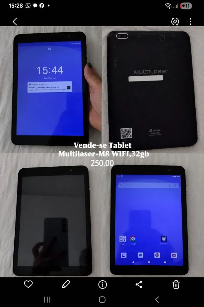 Tablet Multilaser-M8 32gb