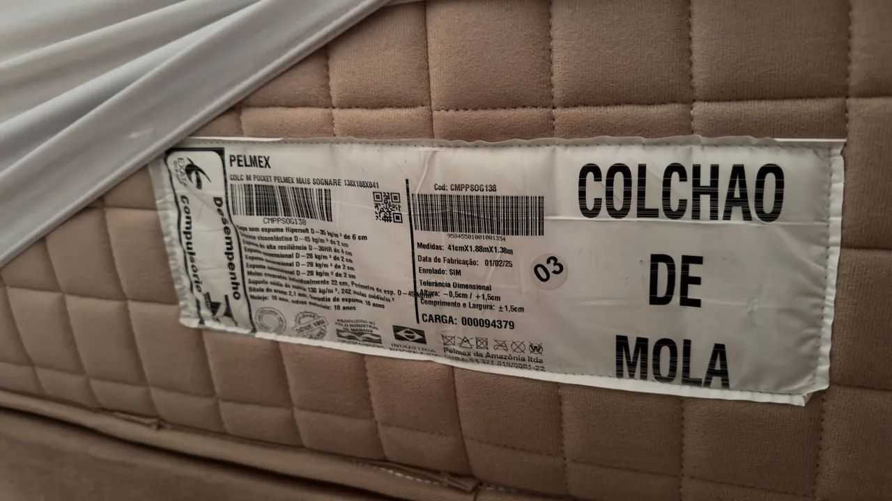 Cama casal molas ensacadas  - Foto 2
