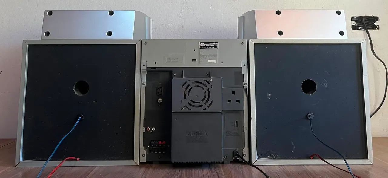 Mini System Aiwa Jax-pk8 4400 Watts Leia Descrição Philips Sony