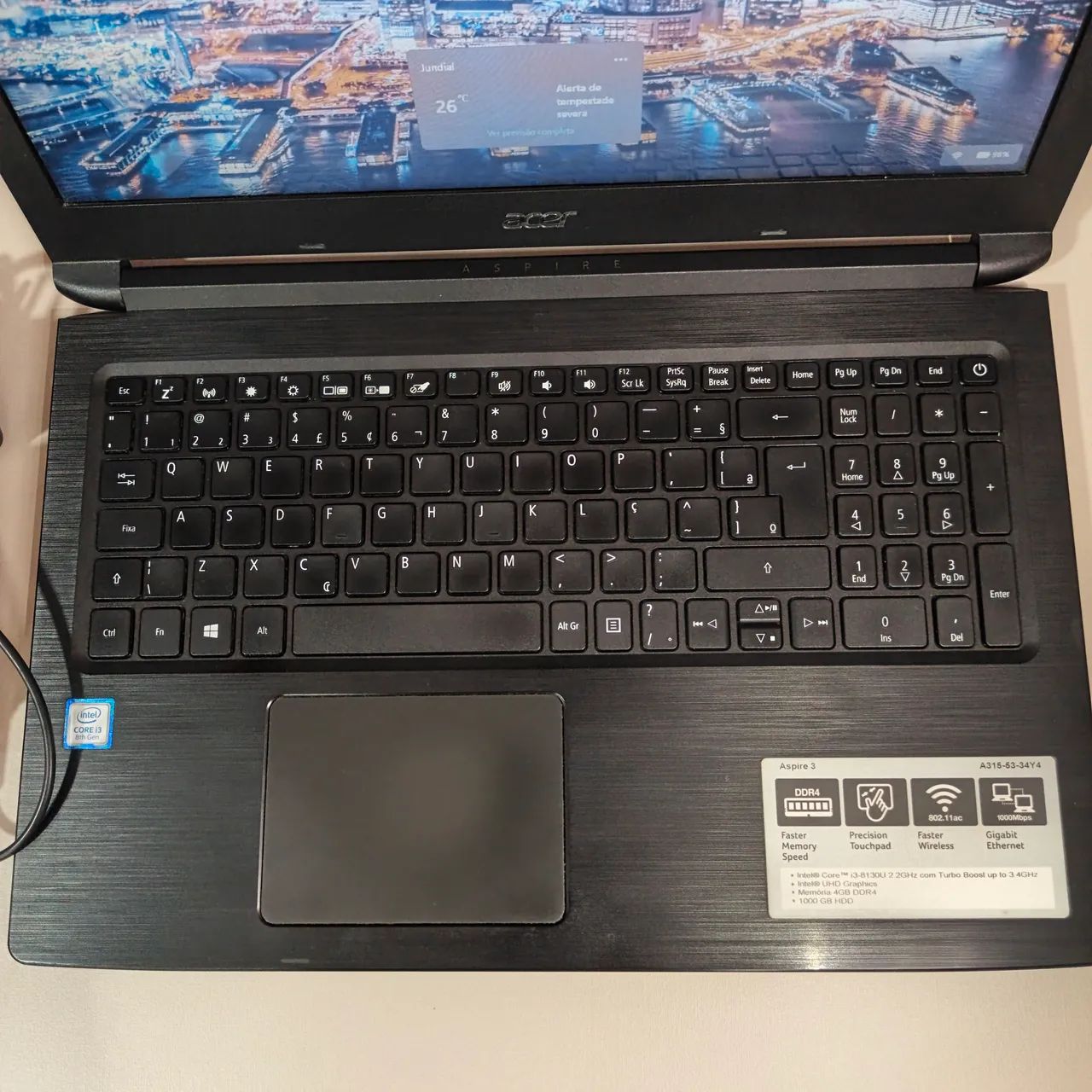 Notebook Acer i3 8° geração - Em ótimo estado - Foto 3