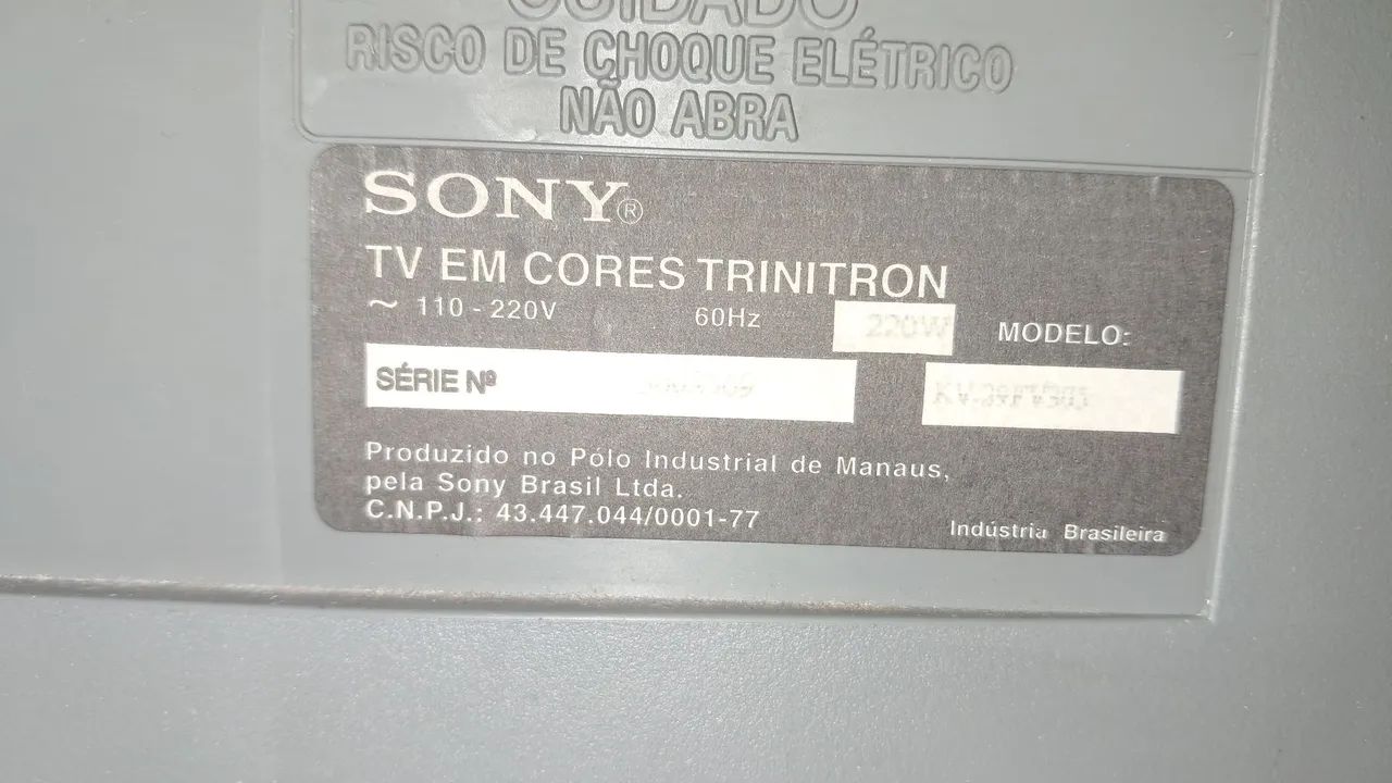 Televisão Sony Wega Trinitron KV29FV305 - Foto 4