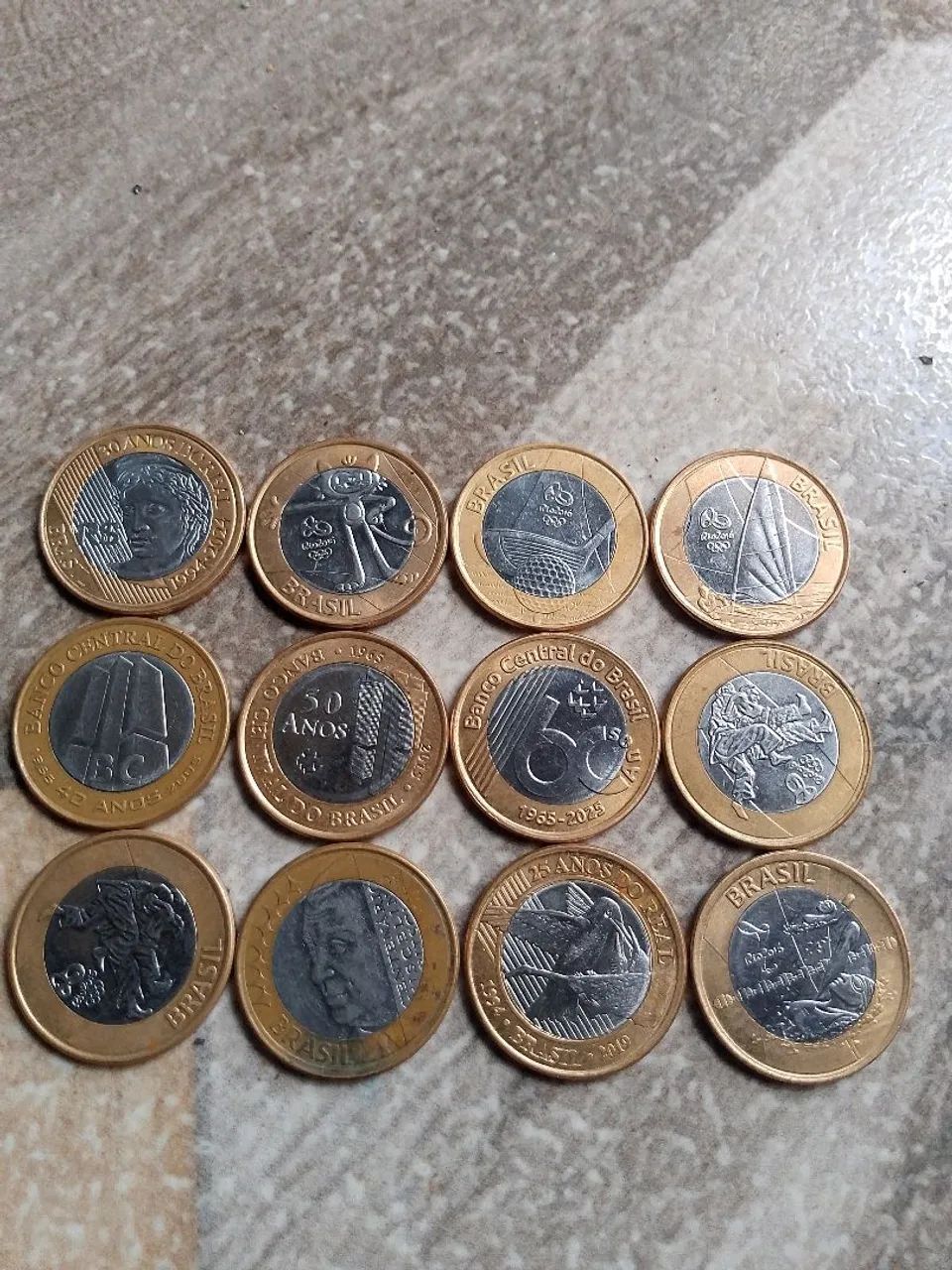 Moedas pra coleção 