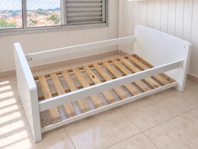 Berço americano branco que vira caminha - Foto 3