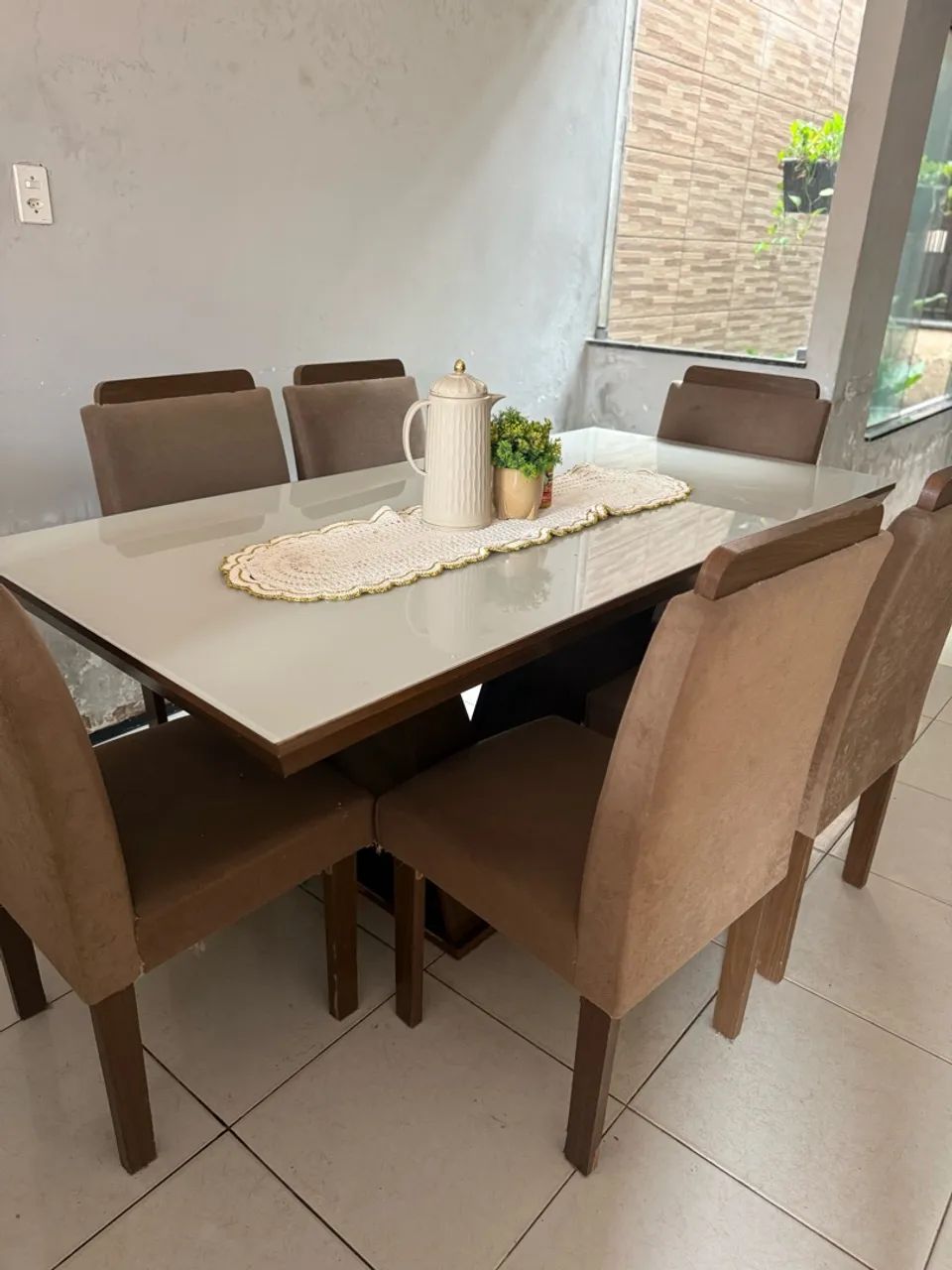 Mesa de jantar com 6 cadeiras - Foto 2