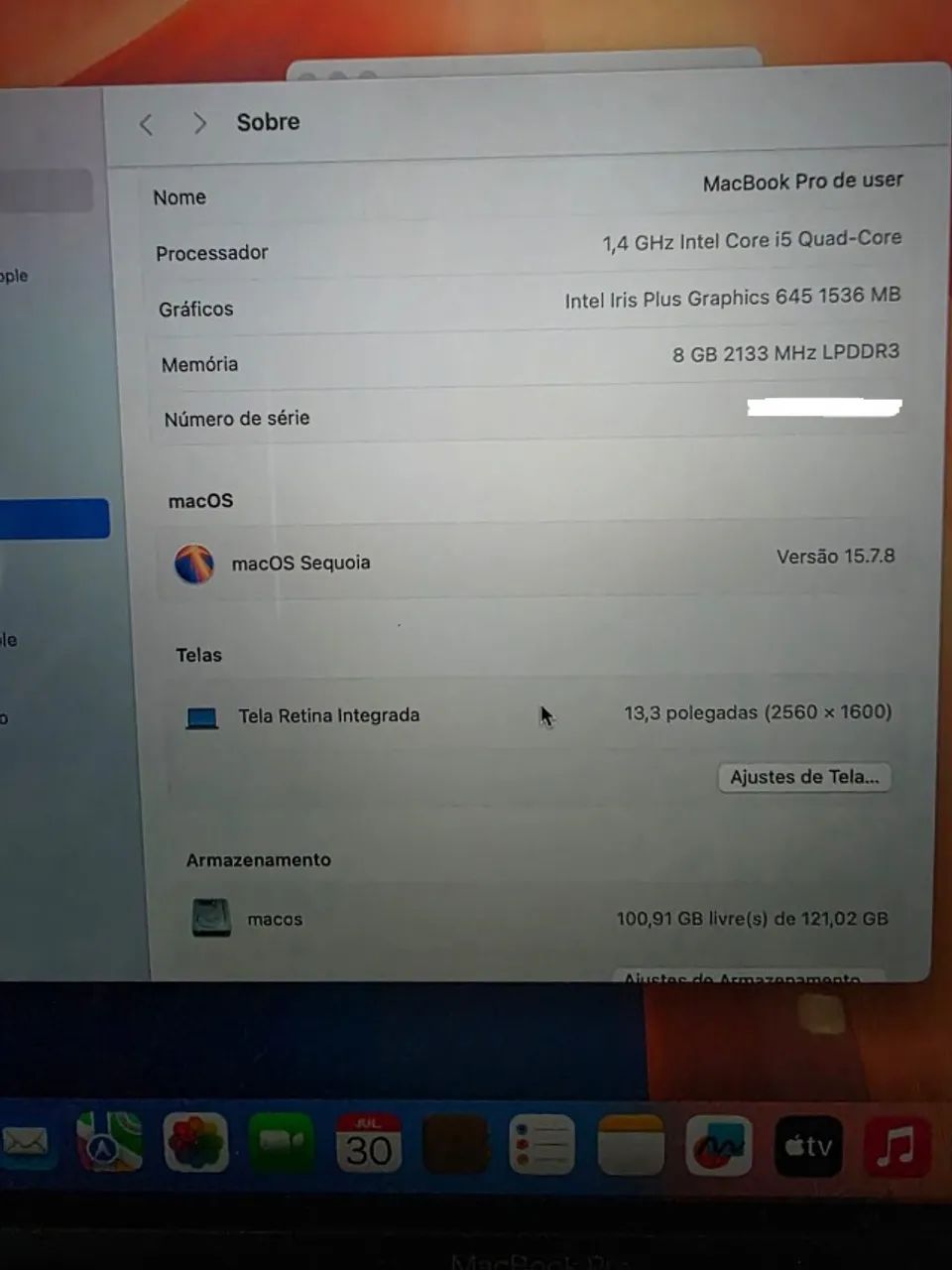 Macbook Pro 2019 Touchbar Core i5  - Foto 5