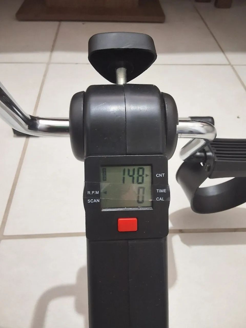 Mini Bicicleta Ergométrica Pedalinho com Visor Digital LCD - Ótimo Estado - Foto 2