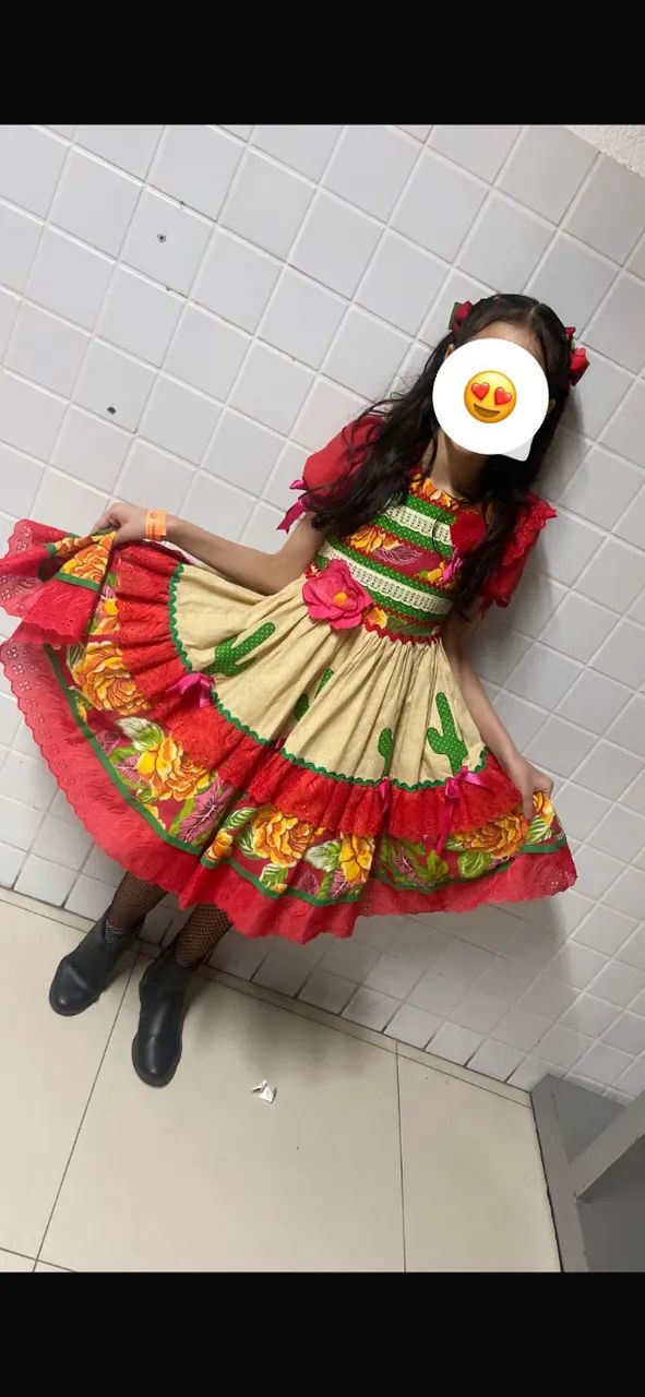 Vestido junino infantil  - Foto 2