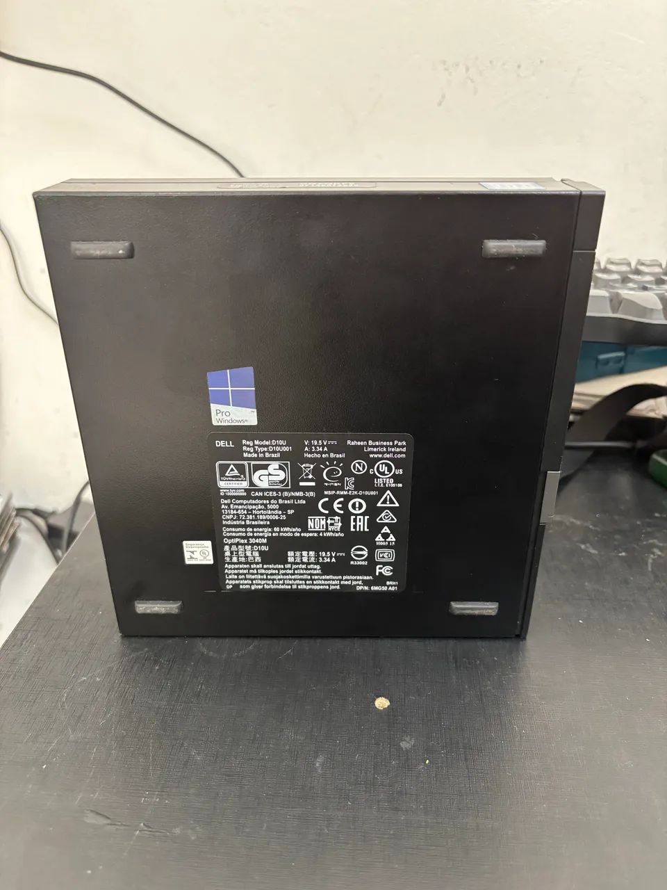 Mini Cpu Dell Optiplex 3040 Intel Core I5-6500t 8Gb de memória ssd 120gb - Foto 4