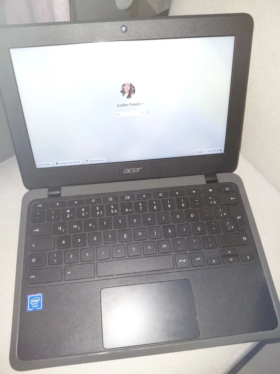 Vendo notebook Acer, muito pouco utilizado. - Foto 2