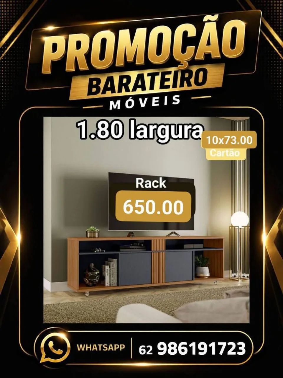 Rack para TV até 60 polegadas 