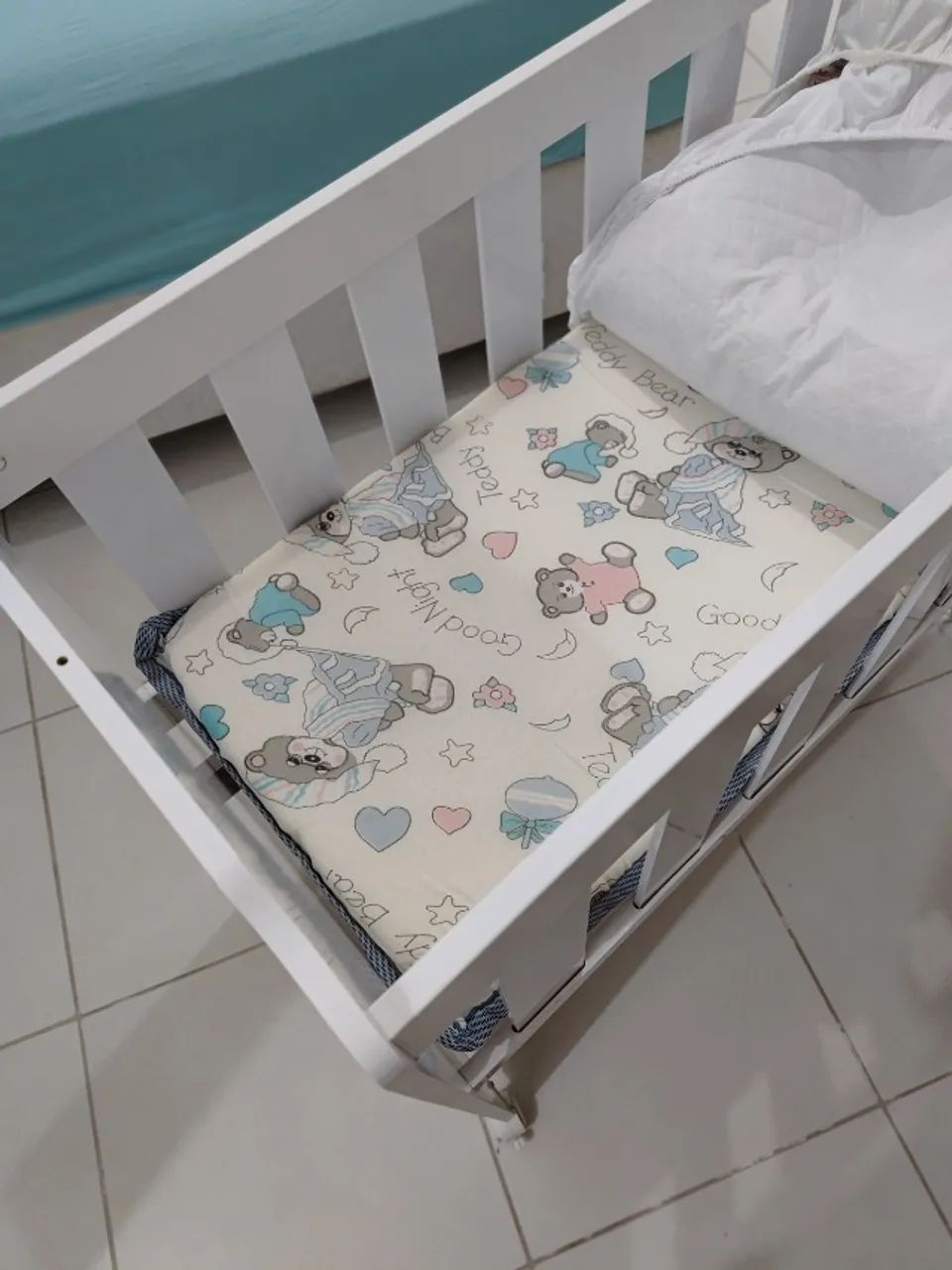 BAIXOU!!! Vendo mini berço completinho! - Foto 3