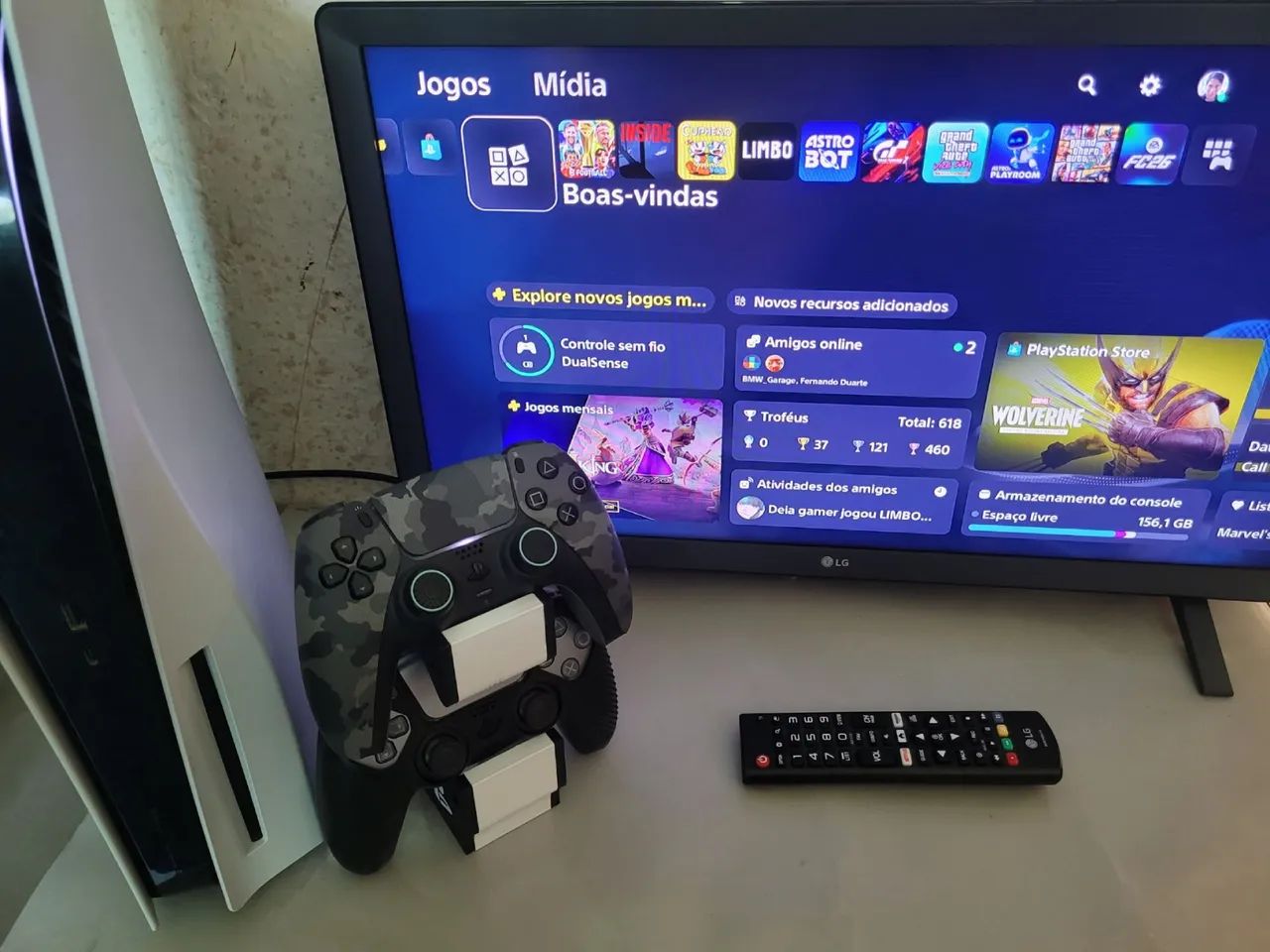 TV SMART/MONITOR LG 24 POLEGADAS. FUNCIONANDO TUDO