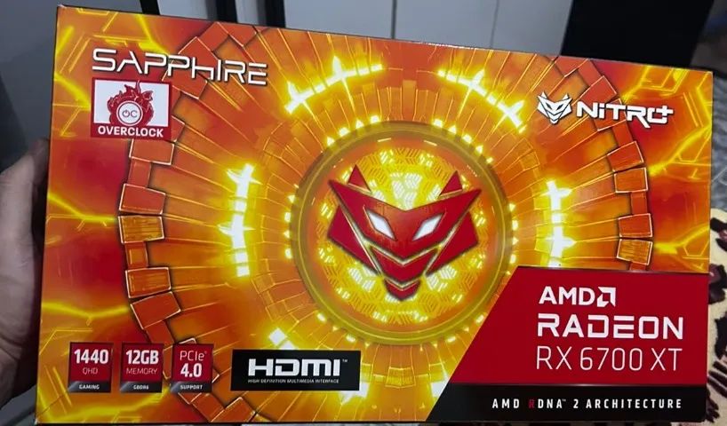 PLACA DE VÍDEO AMD 6700 XT NITRO+ 12GB SAPPHIRE  - Foto 4