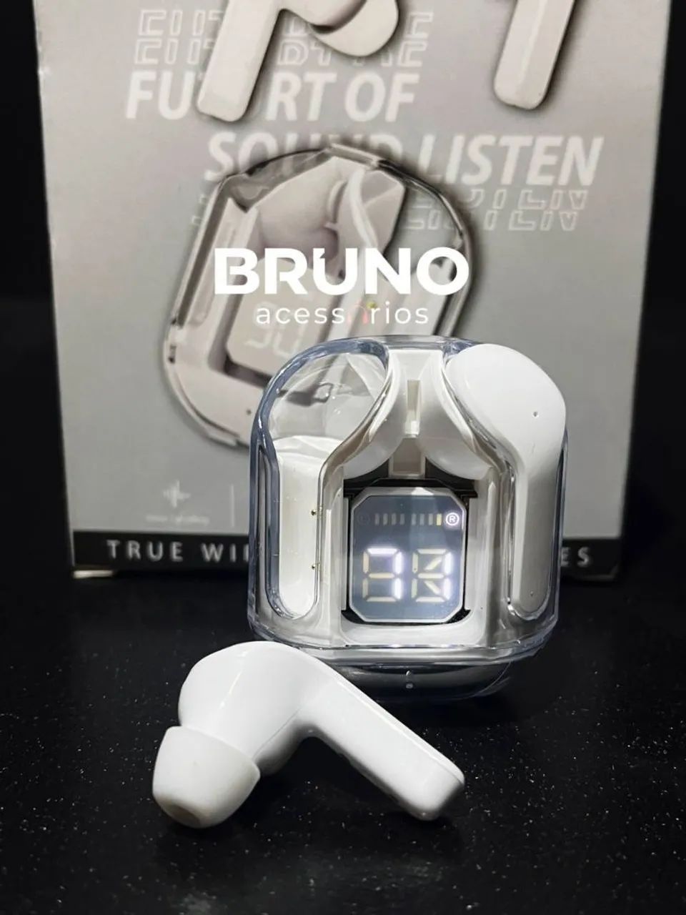 Fone de ouvido Bluetooth com led - Foto 2