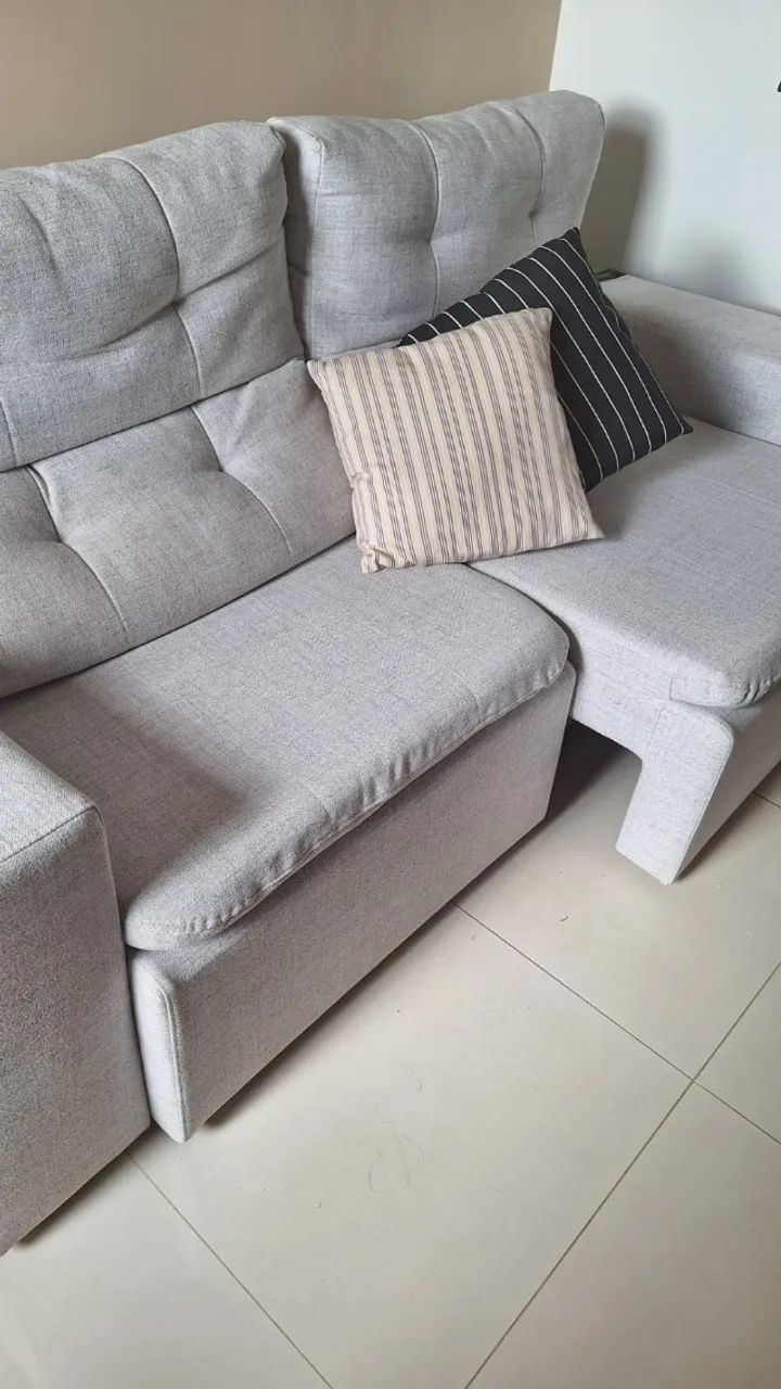 Sofá reclináveis de linho - Foto 5