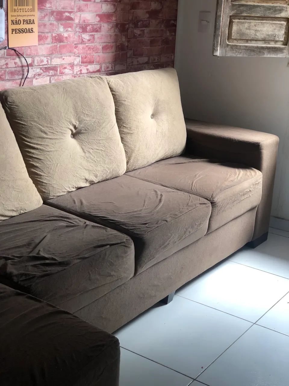 Sofá em L, em ótimo estado - Foto 4