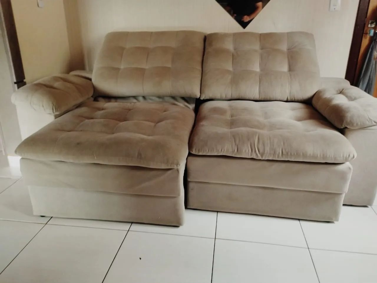 Sofá 2,20m semi novo  - Foto 3