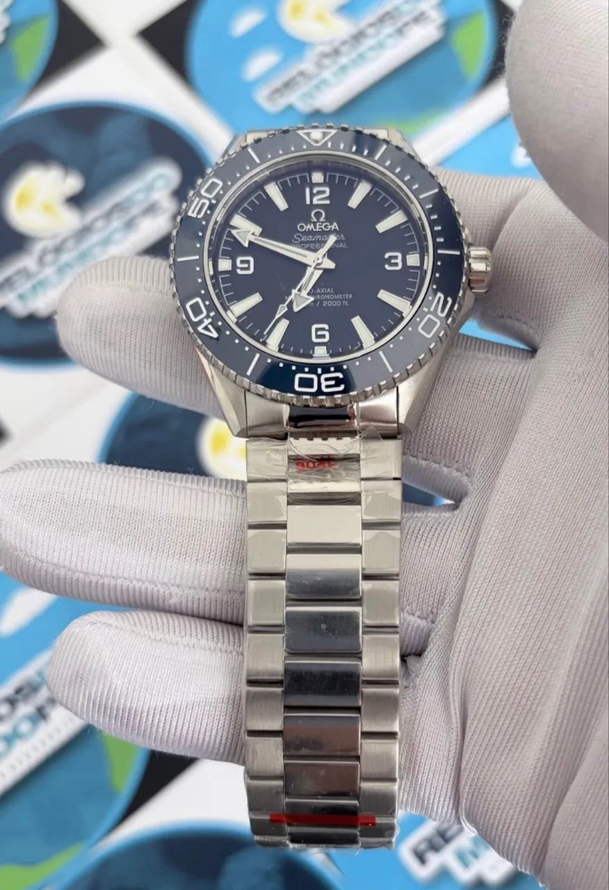 RELÓGIO OMG SEAMASTER PLANET OCEAN BLUE - Foto 2