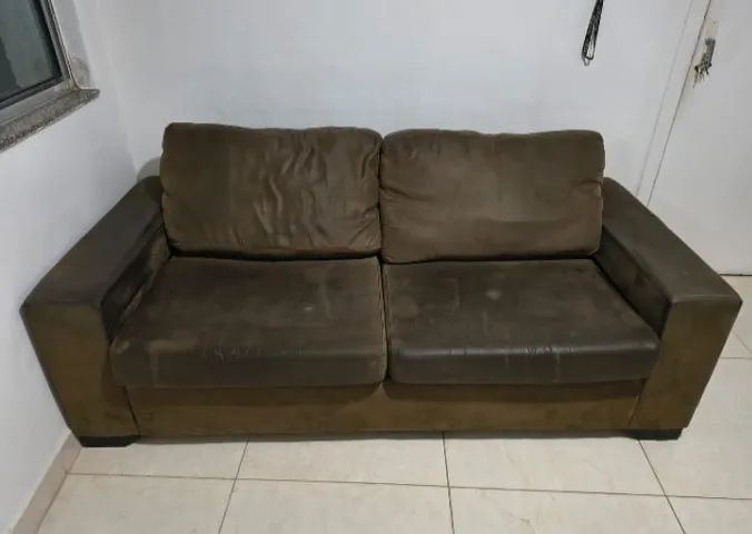 SOFÁ-CAMA USADO À VENDA - EXCELENTE OPORTUNIDADE - À RETIRAR