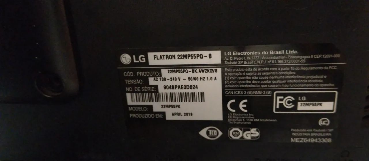 Monitor LG 21,5" IPS FULLHD, Base ajustável, Ótimo estado - Foto 3