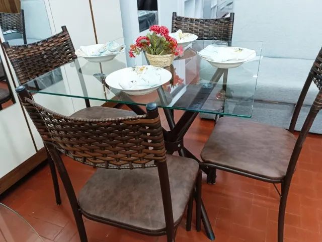 Conjunto Mesa Atlanta c/ 04 Cadeiras. - Foto 3
